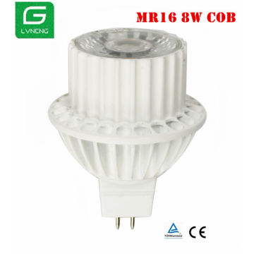 Chine en gros led lightcob 8 w 12 v mr16 led spot lumière